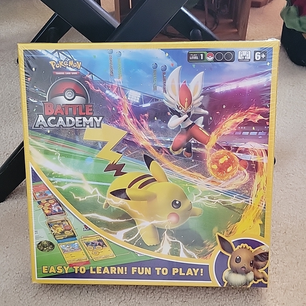 Pokemon Battle Academy with Pikachu and Eevee - Colorful Edition